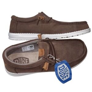 Hey Dude Wally‎ Craft Suede Tan Men's Size 14 New With Tags